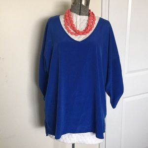 Royal Blue Old Navy Silky Women’s Tunic, Size XL